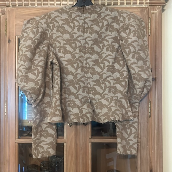 En Saison Puff Sleeve Crop Sweater - Picture 4 of 7